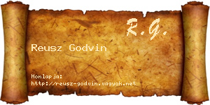 Reusz Godvin névjegykártya